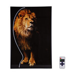 LED Lion Art with LED 3