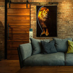 LED Lion Art with LED 3