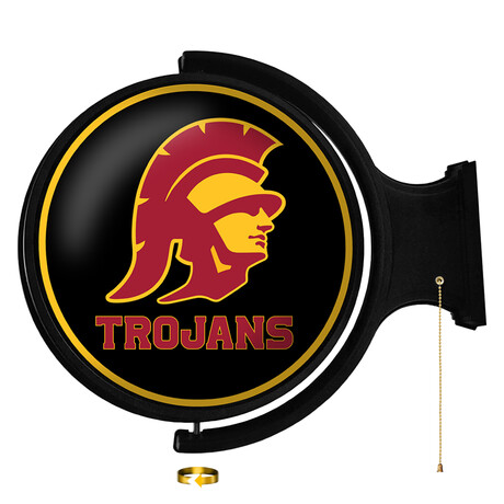 USC Trojans // Rotating Lighted Wall Sign