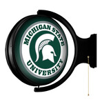 Michigan State Spartans // Rotating Lighted Wall Sign