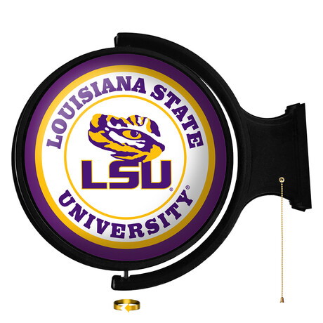 LSU Tigers // Rotating Lighted Wall Sign