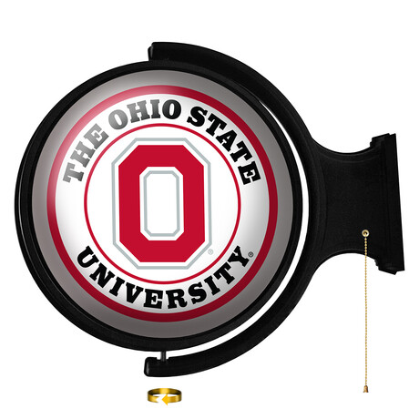 Ohio State Buckeyes // Rotating Lighted Wall Sign
