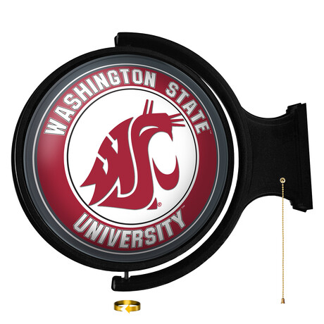 Washington State Cougars // Rotating Lighted Wall Sign