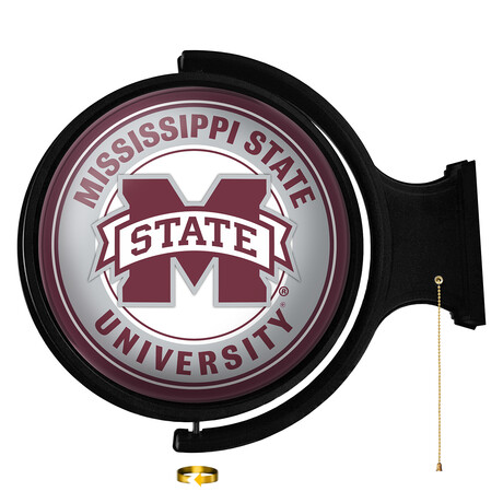 Mississippi State Bulldogs // Rotating Lighted Wall Sign