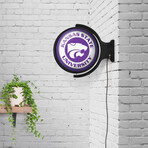 Kansas State Wildcats // Rotating Lighted Wall Sign
