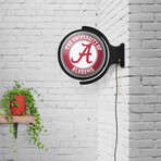 Alabama Crimson Tide // Rotating Lighted Wall Sign