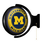 Michigan Wolverines // Rotating Lighted Wall Sign