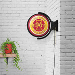 Iowa State Cyclones // Rotating Lighted Wall Sign