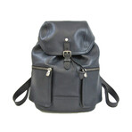 Louis Vuitton // Utah Leather Backpack // Navy Blue // Pre-Owned
