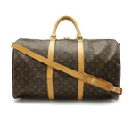 Louis Vuitton // Monogram Leather Boston Bag // Monogram Brown // Pre-Owned