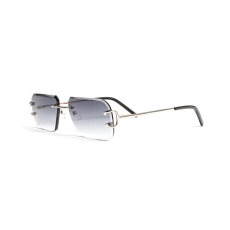Men's Classic C Sunglasses // Silver + Grey