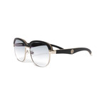 Men's Highroller Sunglasses // Silver + Black Wood