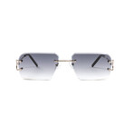 Men's Classic C Sunglasses // Silver + Grey