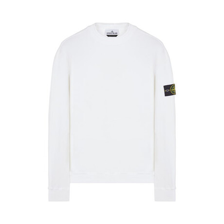 Stone Island Crewneck Sweatshirt // White (S)