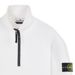 Stone Island Half Zip Sweatshirt // White (S)