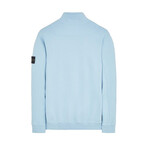 Stone Island Half Zip Sweatshirt // Sky Blue (S)