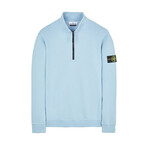 Stone Island Half Zip Sweatshirt // Sky Blue (S)