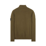 Stone Island Half Zip Sweatshirt // Olive Green (S)