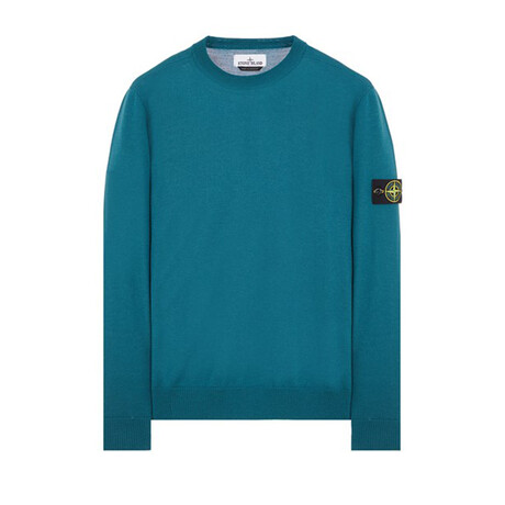 Stone Island Crewneck Sweatshirt I // Dark Teal Green (S)