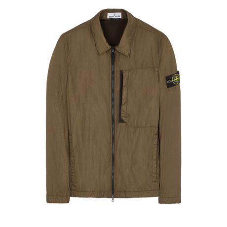 Stone Island Overshirt // Olive Green (S)