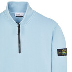 Stone Island Half Zip Sweatshirt // Sky Blue (S)