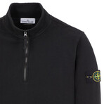 Stone Island Half Zip Sweatshirt // Black (S)