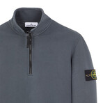 Stone Island Half Zip Sweatshirt // Lead (S)