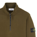 Stone Island Half Zip Sweatshirt // Olive Green (S)