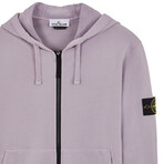 Stone Island Fleece Zip Hoodie // Lavender (S)