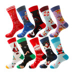 Assorted Bundle #25 // Novelty Crew Socks // 10 Pack