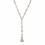 Pearl Coin Lariat