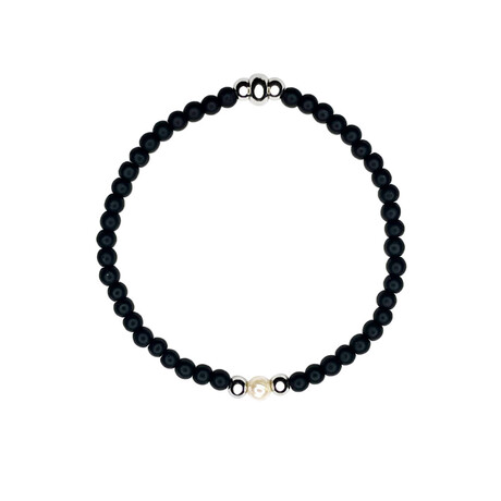 Onyx Pearl Bracelet