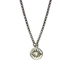 Evil Eye Coin Necklace