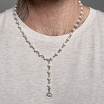 Pearl Coin Lariat