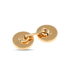 Tiffany & Co. // 14K Yellow Gold Onyx Cufflinks // Estate