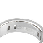 Hermes // 18K White Gold H Band Ring // Ring Size: 6.5 // Estate