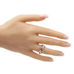 Cartier // Trinity 18K Yellow Gold + 18k White Gold + 18k Rose Gold Diamond Ring // Ring Size: 5 // Estate
