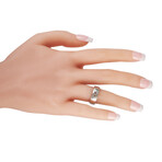 Hermes // 18K White Gold H Band Ring // Ring Size: 6.5 // Estate