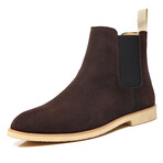 Chelsea Corduroy Leather Dress Boot // Brown (Euro: 42)