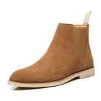 Chelsea Corduroy Leather Dress Boot // Tan (Euro: 39)