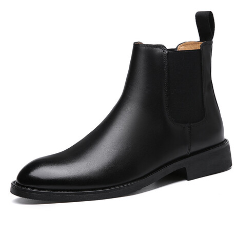 Chelsea Leather Dress Boot // Matte Black (Euro: 41)