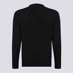 Round Neck Pullover // Black (2XL)