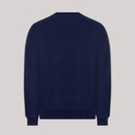 Round Neck Sweatshirt // Navy (M)