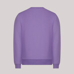 Round Neck Sweatshirt // Purple (M)