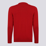 Round Neck Pullover // Red (2XL)