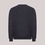 Round Neck Sweatshirt // Anthracite Melange (XL)