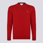 Round Neck Pullover // Red (M)