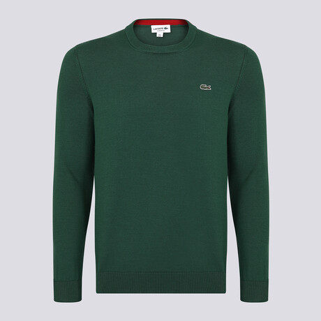 Round Neck Pullover // Green (S)