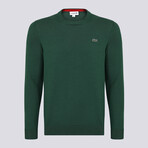 Round Neck Pullover // Green (M)