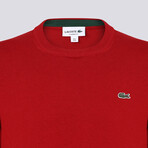 Round Neck Pullover // Red (L)